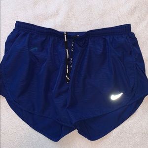 Nike running shorts with back zip pocket